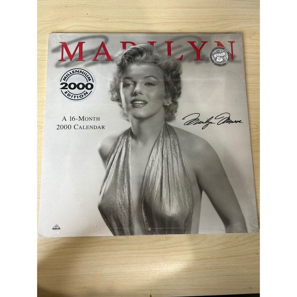 Marilyn Monroe 2000 Millennium Edition 16 Month Calendar Vintage Sealed‎ New